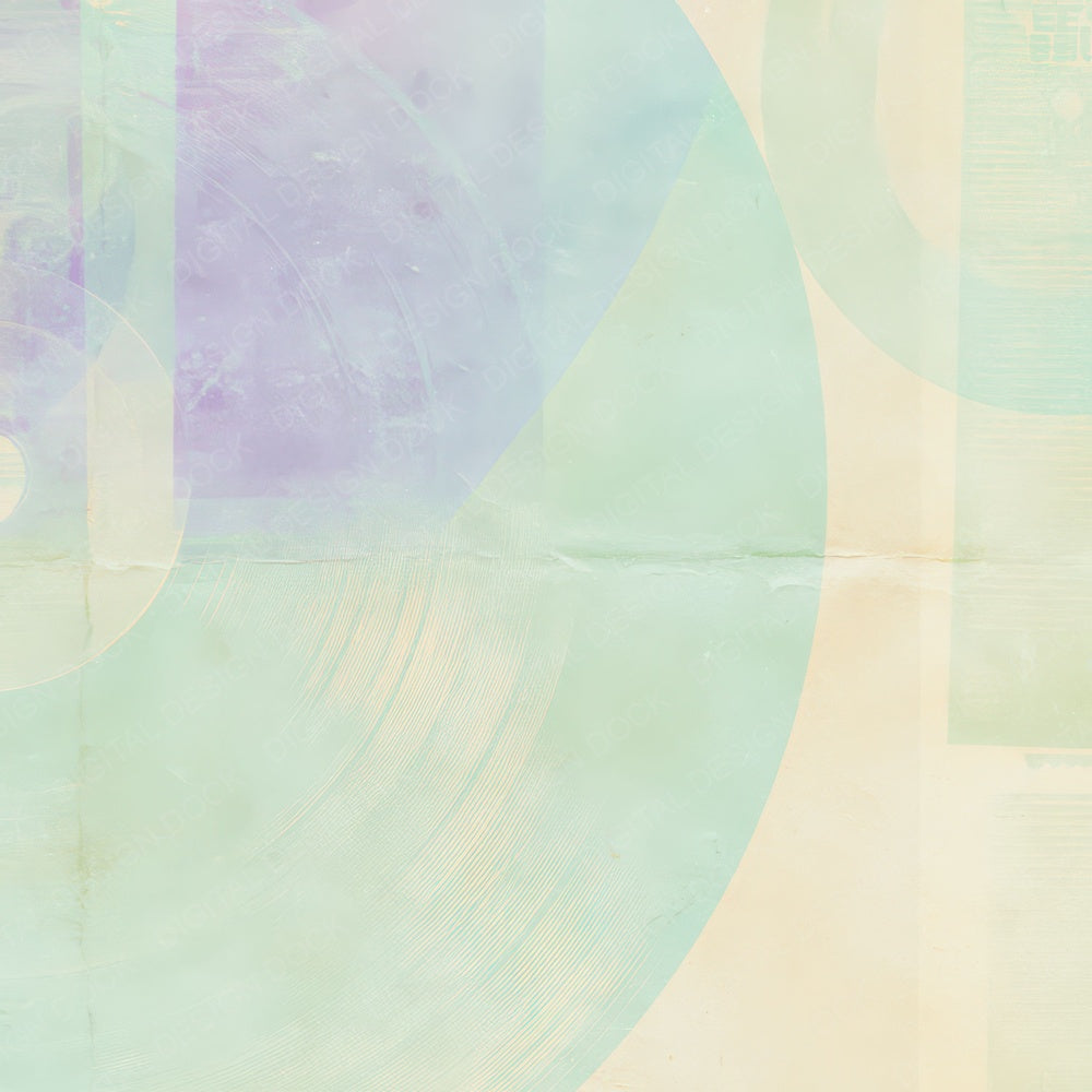 Another Music Vinyl Mint Lavender digital paper shown full size