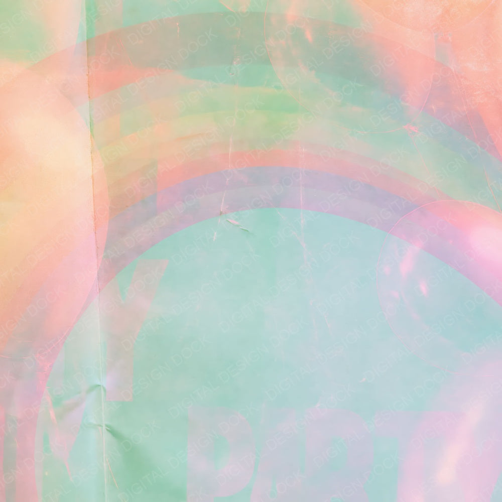 Rainbow Balloon Mint Lilac Digital Paper Pack (DDD016869)