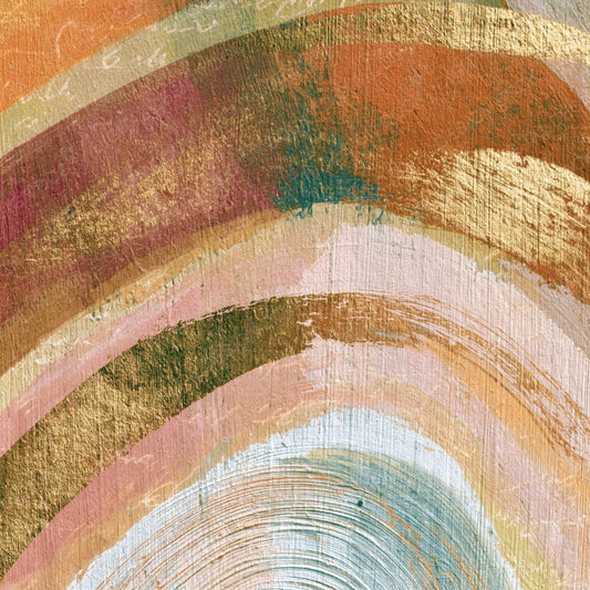 Expressionist Rainbow Blush Bone Abstract Digital Paper Pack (DDD017451)