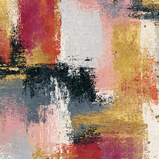 Expressionist Glitch Grey Rose Digital Paper Pack (DDD017674)