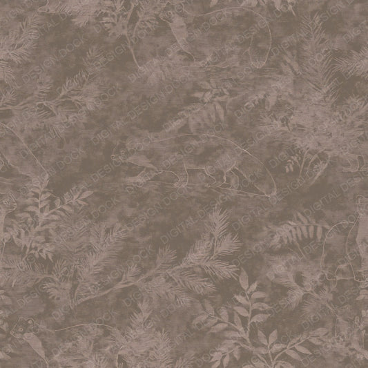 Single Pine Marten Mammal Dusty Pine Chestnut Bone digital paper shown full size
