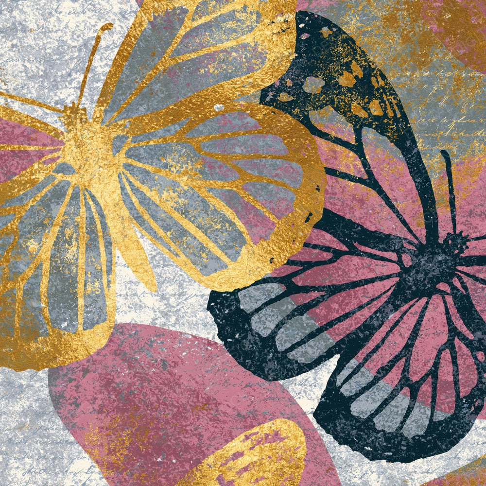 Tintype Butterfly Outlines Mist Rose Digital Paper Pack (DDD018563)