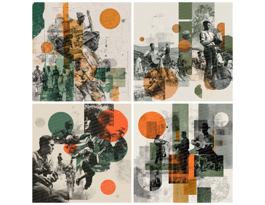 Folk Dance Moodboard Digital Paper Pack (DDD000010)