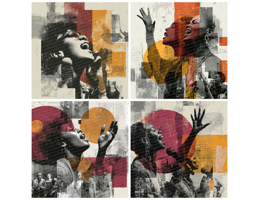 Gospel Choir Moodboard Digital Paper Pack (DDD000011)