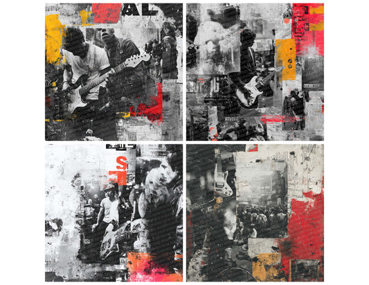 Street Music Moodboard Digital Paper Pack (DDD000020)