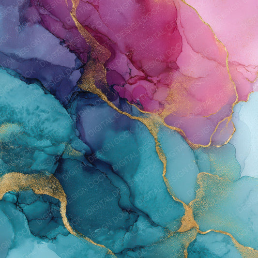 Alcohol Ink Texture Digital Paper Pack (DDD008428)