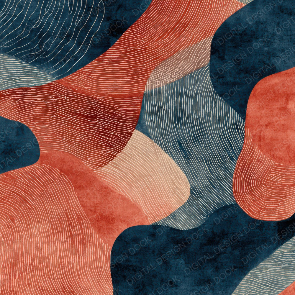 Batik Wax Dye Texture Digital Paper Pack (DDD008408)