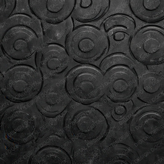 Black Rubber Mat Digital Paper Pack (DDD008149)