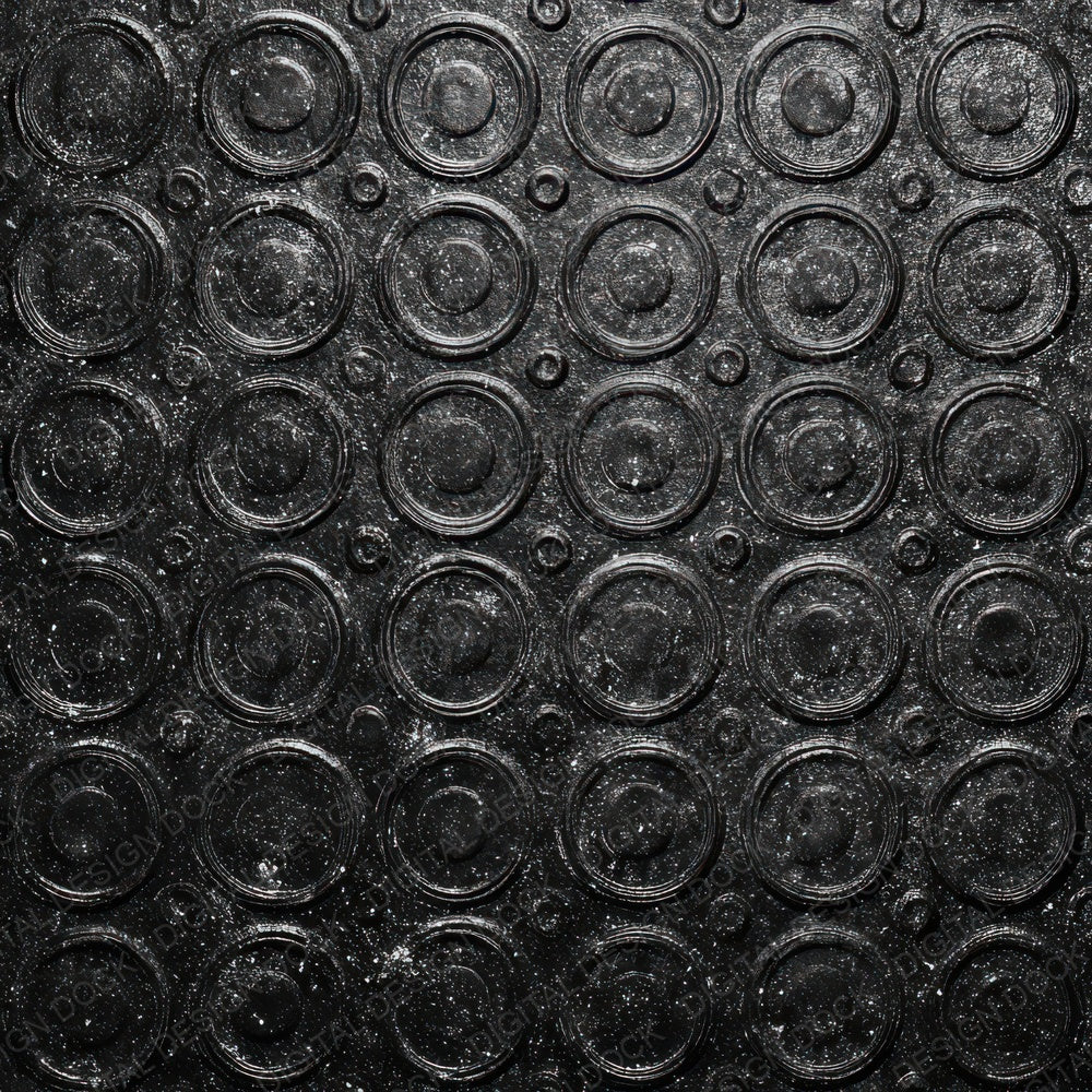 Black Rubber Mat Digital Paper Pack (DDD008149)