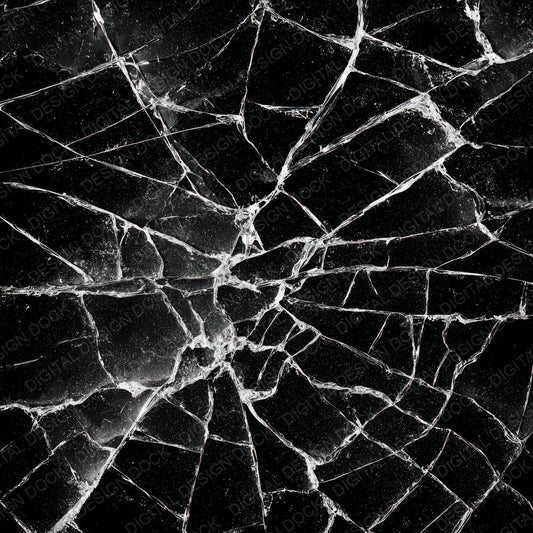 Black Screen Cracks Digital Paper Pack (DDD008150)