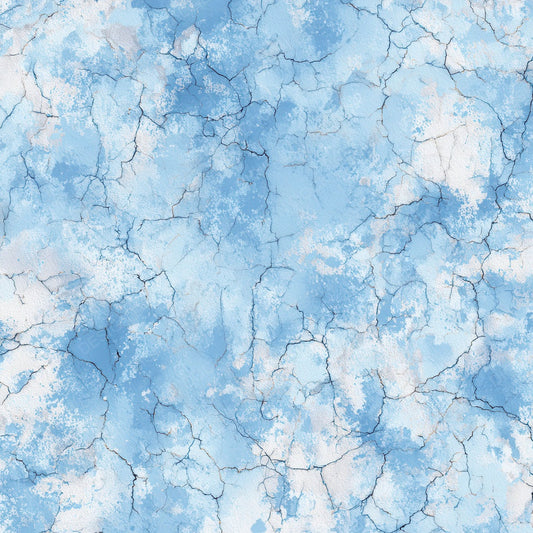 Blue Cracked Paint Digital Paper Pack (DDD008489)