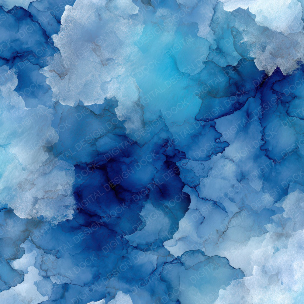 Blue Ink Diffusion Digital Paper Pack (DDD008492)
