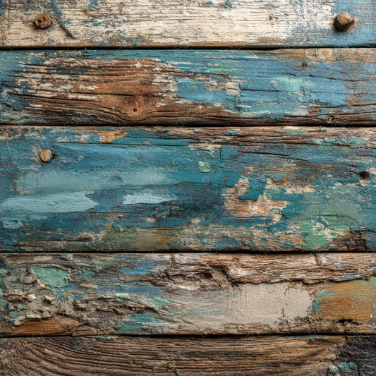 Blue Weathered Wood Panels Digital Paper Pack (DDD007868)