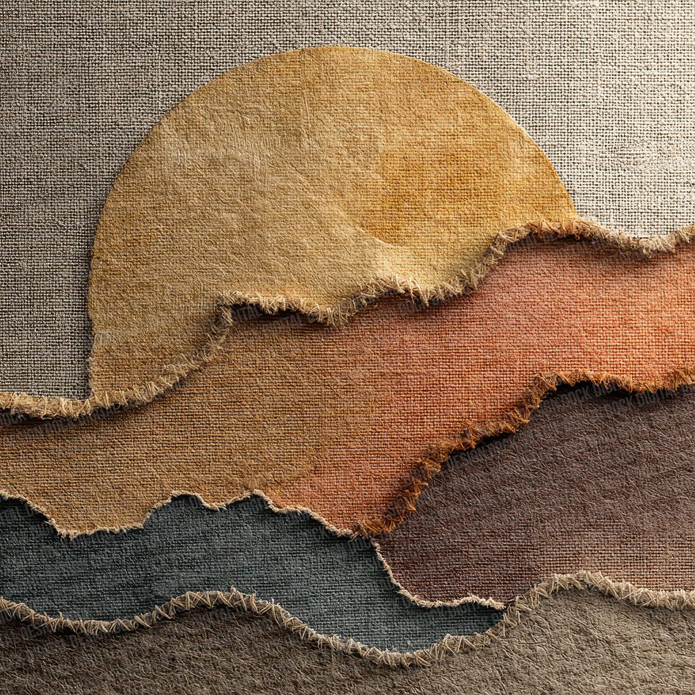 Burlap Applique Patch Digital Paper Pack (DDD000740)
