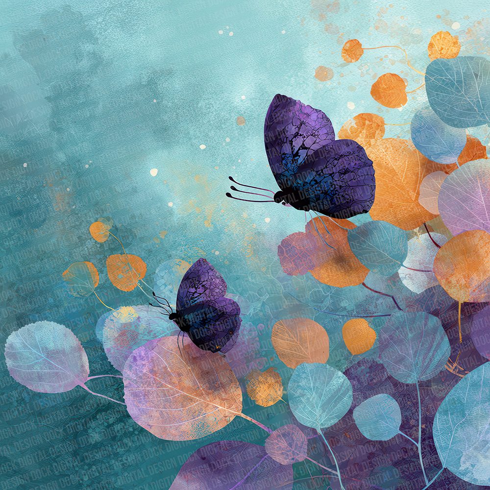 Butterfly Garden Light Digital Paper Pack (DDD000759)