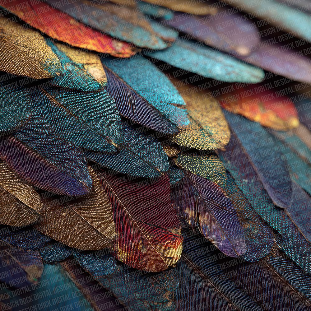 Butterfly Scale Glow Digital Paper Pack (DDD000764)
