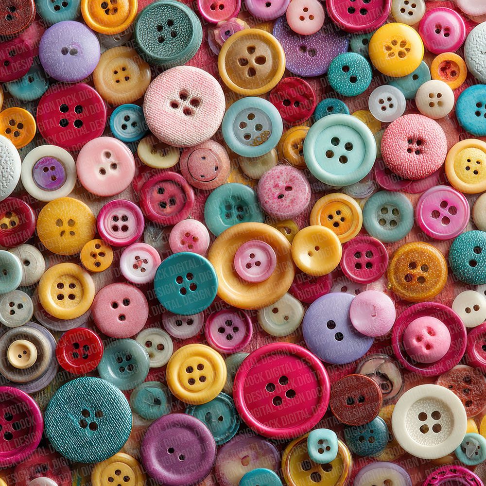 Button Mix Texture Digital Paper Pack (DDD000766)