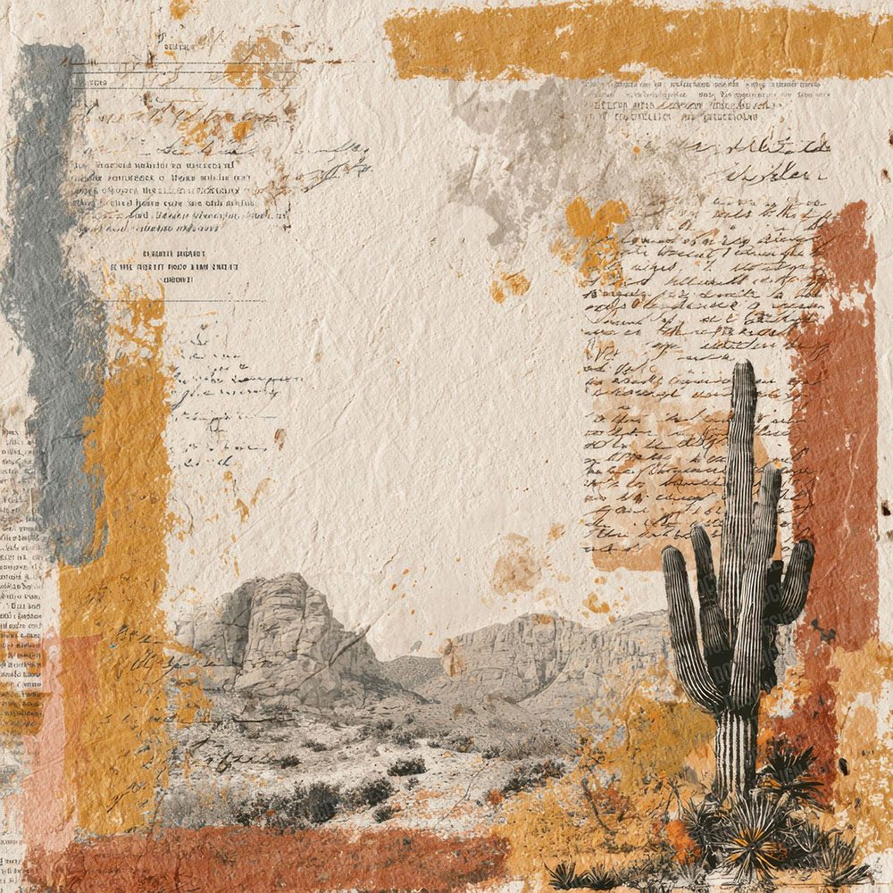 Cactus Desert Notes Digital Paper Pack (DDD000768)