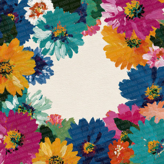 Carnival Floral Palette Digital Paper Pack (DDD000799)
