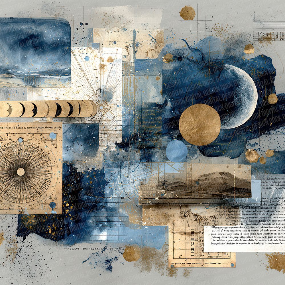 Celestial Scrap Layer Digital Paper Pack (DDD000827)