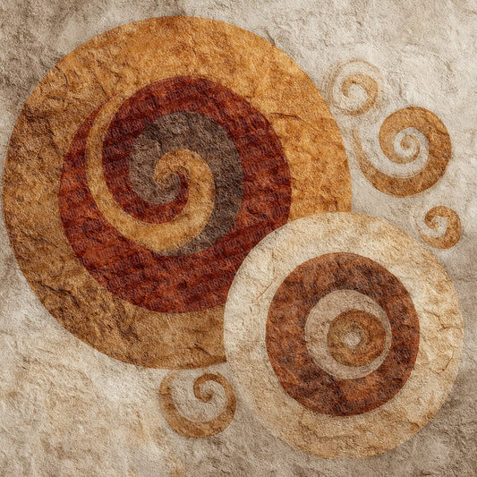 Celtic Spiral Ochre Digital Paper Pack (DDD000842)