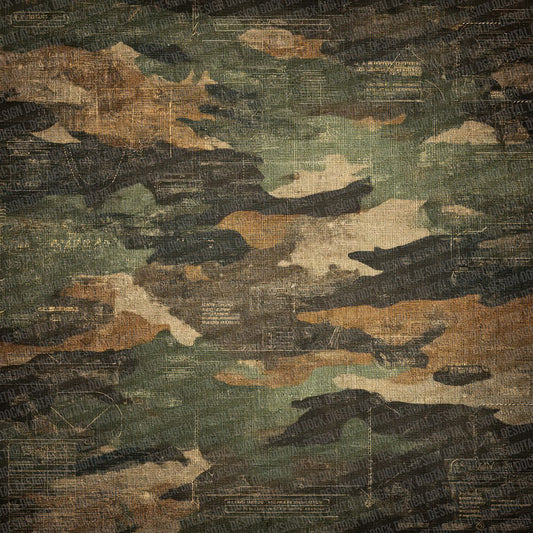 Classic Camo Texture Digital Paper Pack (DDD000973)