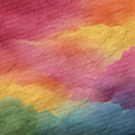 Classic Watercolour Wash Rainbow Digital Paper Pack (DDD000974)
