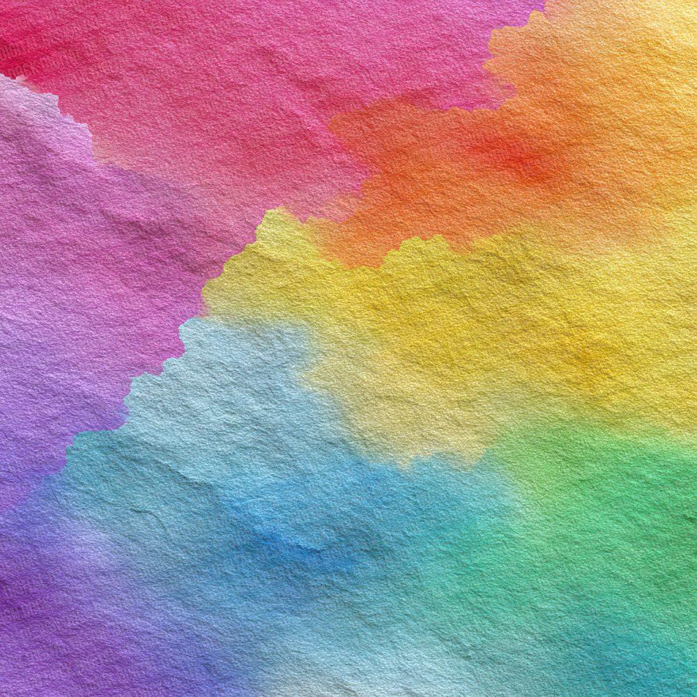 Classic Watercolour Wash Rainbow Digital Paper Pack (DDD000974)