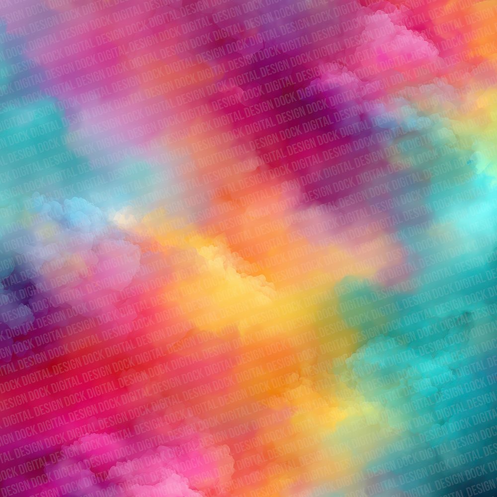 Cloudburst Neon Fade Digital Paper Pack (DDD000997)