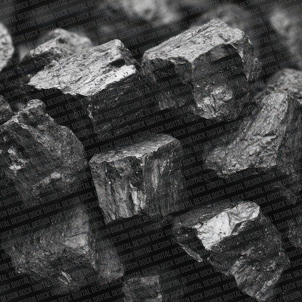Coal Chunk Texture Digital Paper Pack (DDD001000)