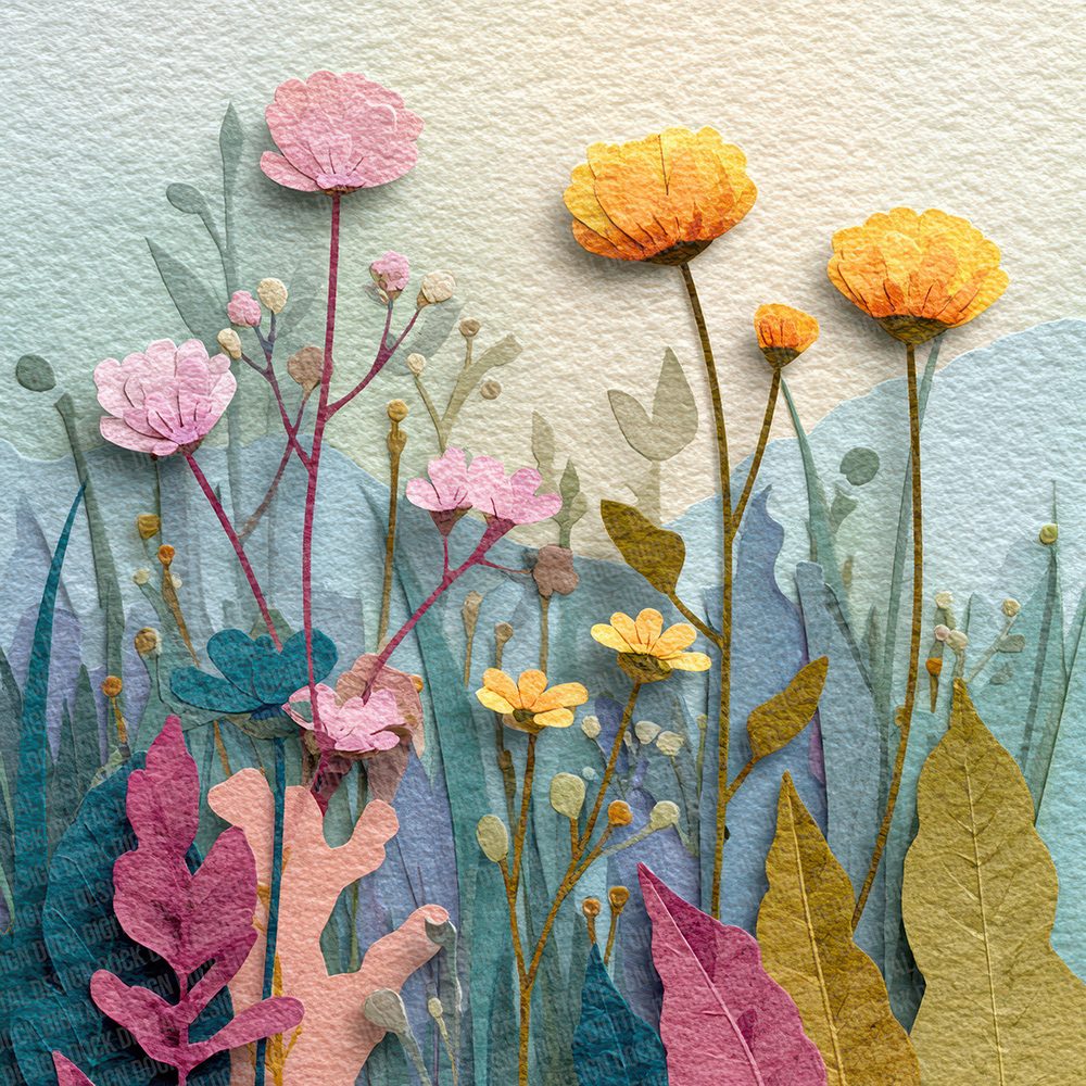 Collage Meadow Digital Paper Pack (DDD001098)