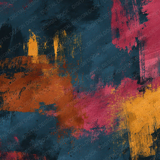 Colour Brush Texture Digital Paper Pack (DDD008731)