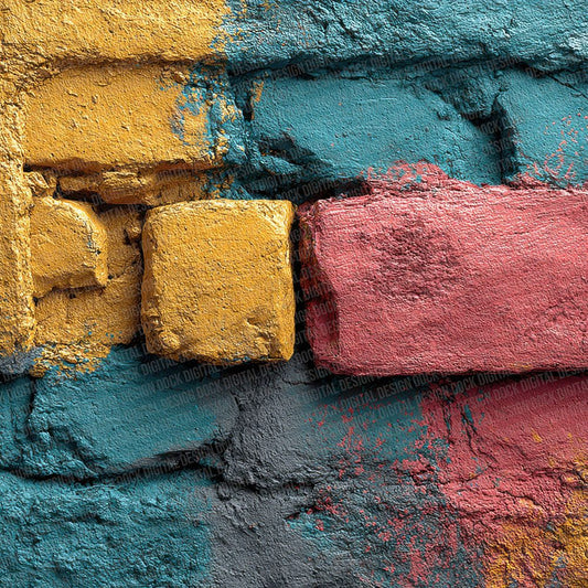 Colour Pop Brick Wall Digital Paper Pack (DDD001190)