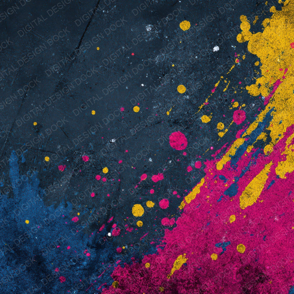 Colour Splatter Grunge Digital Paper Pack (DDD008745)