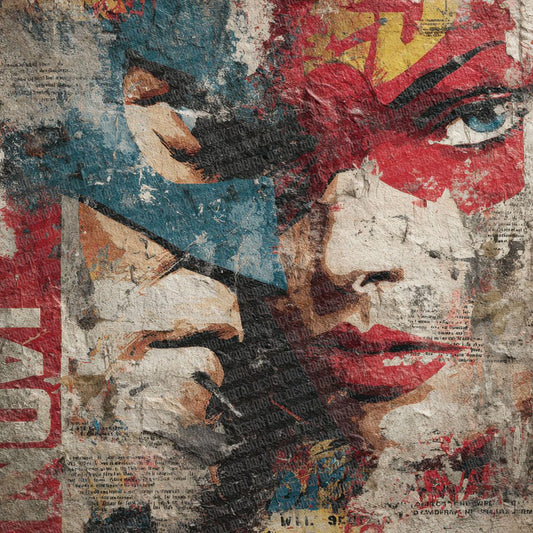 Comic Book Urban Ad Wall Digital Paper Pack (DDD001211)