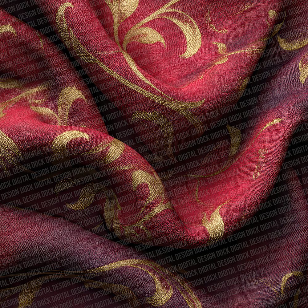 Crimson Velvet Swirl Digital Paper Pack (DDD001343)