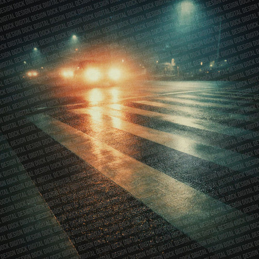 Crosswalk Light Streak Digital Paper Pack (DDD001347)