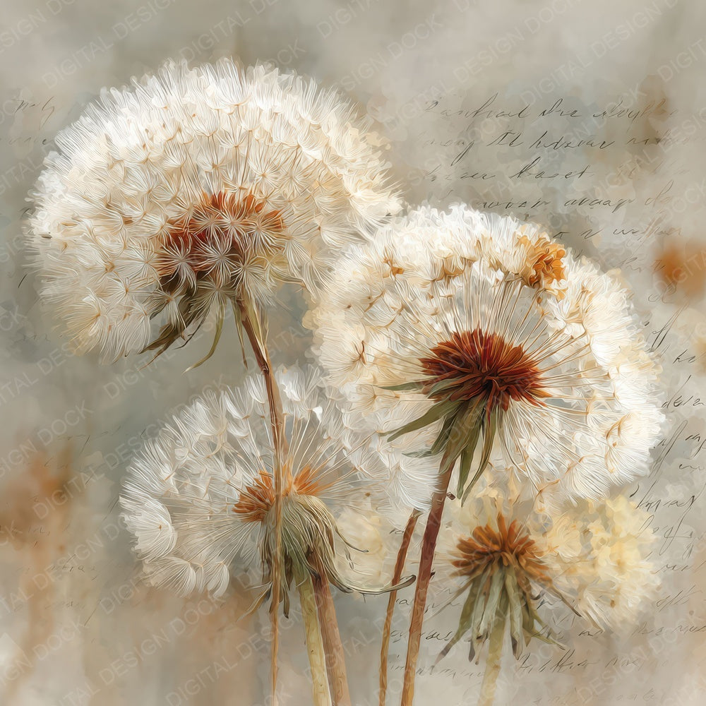 Dandelion Wish Drift Digital Paper Pack (DDD007643)