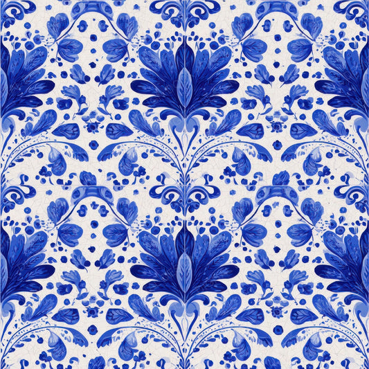 Delft Blue Ornament Digital Paper Pack (DDD008390)