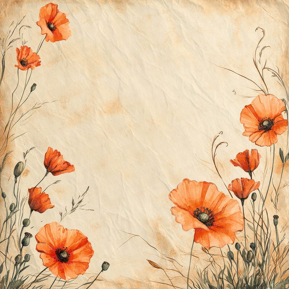 Desert Bloom Lined Digital Paper Pack (DDD001444)