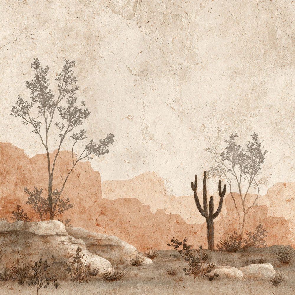 Desert Plant Notes Wash Digital Paper Pack (DDD001455)