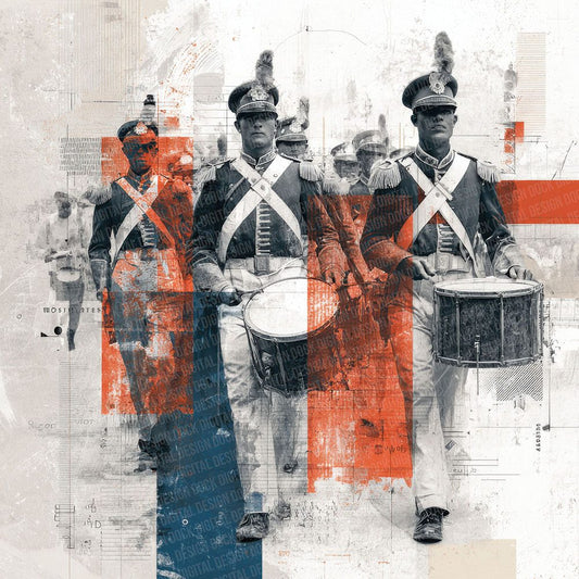Drum Corps Moodboard Digital Paper Pack (DDD001508)