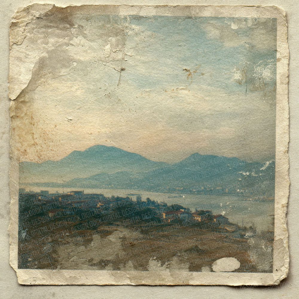 Faded Postcard Surface Digital Paper Pack (DDD001663)