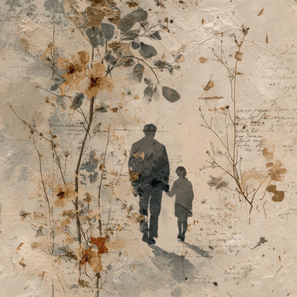 Family Moment Holding Hands Digital Paper Pack (DDD007811)