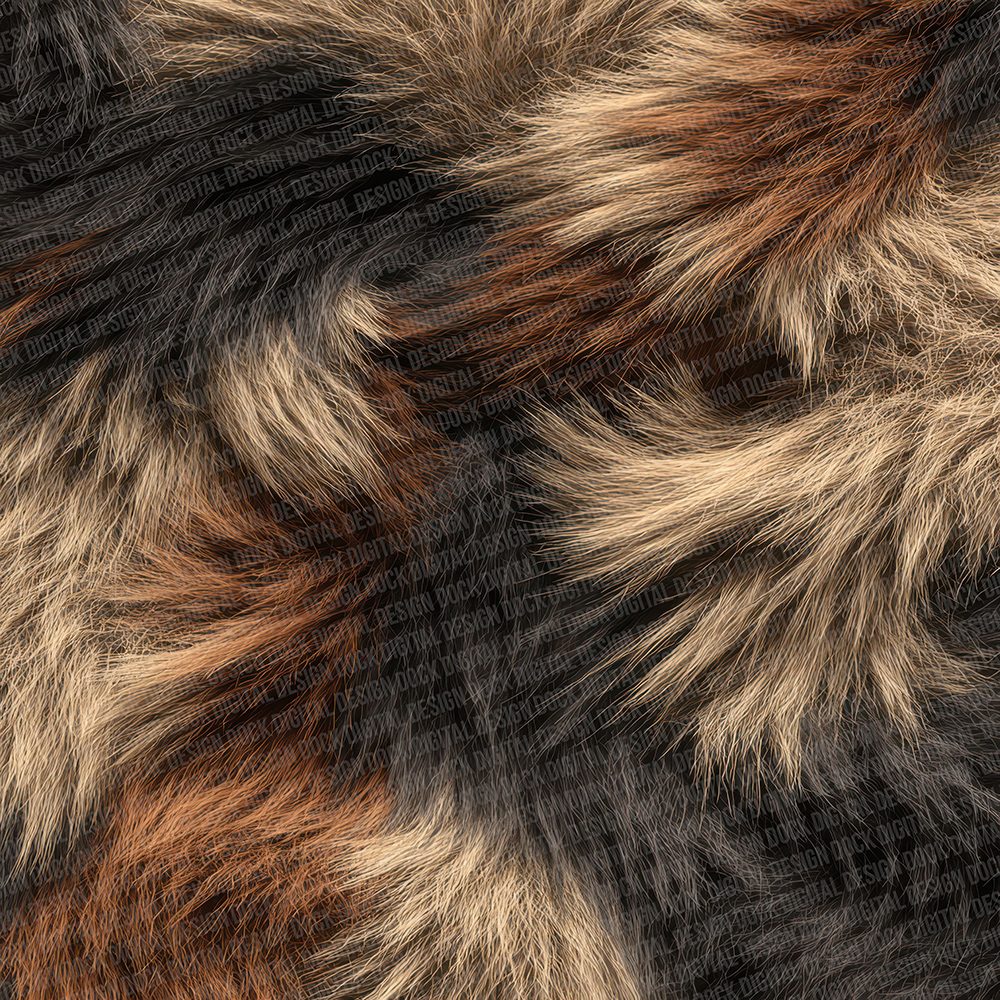 Faux Fur Warm Mix Digital Paper Pack (DDD001686)