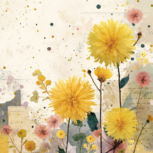 Flower Market Bright Digital Paper Pack (DDD001740)