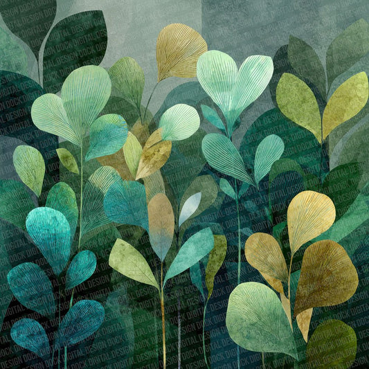 Forest Leaf Shadow Digital Paper Pack (DDD001774)