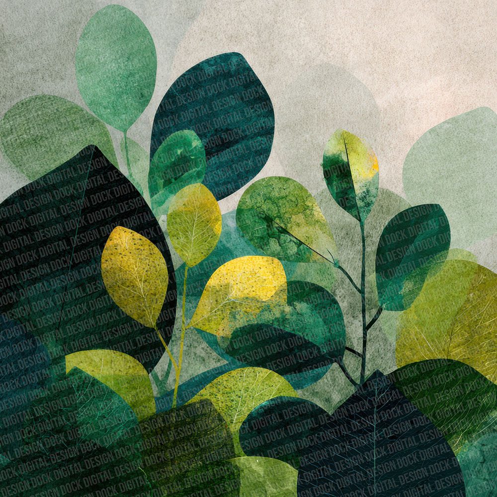 Forest Leaf Shadow Digital Paper Pack (DDD001774)