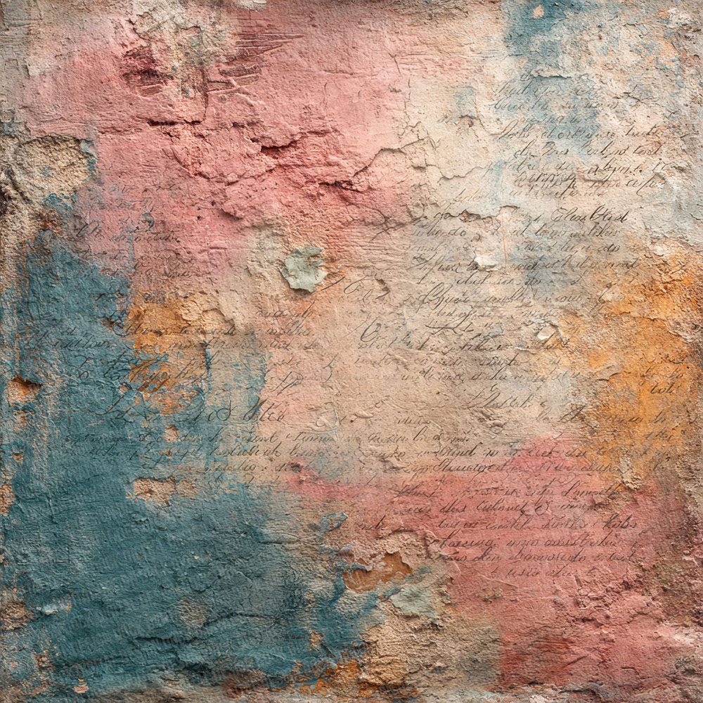 Forgotten Wall Art Layers Script Digital Paper Pack (DDD001783)