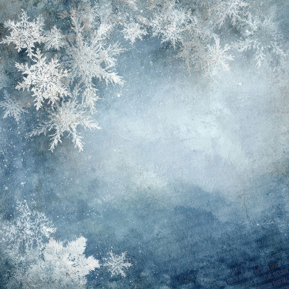 Frost Snowflake Winter Digital Paper Pack (DDD001816)